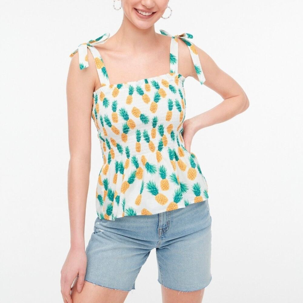 NWT J. Crew Factory Pineapple